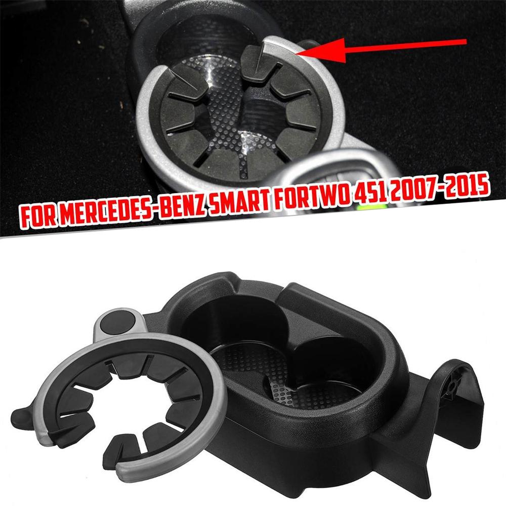 Pro Smart Fortwo 451 450 Středová konzola Držák na nápoje Držák na kelímek A4518100370 Černý