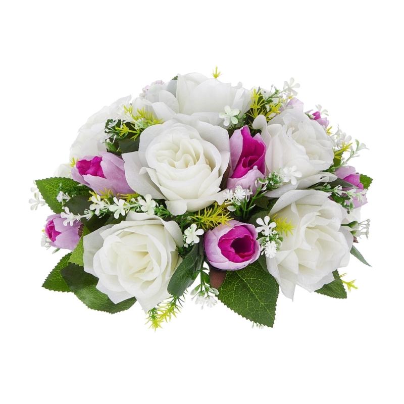 Artificial Flower Arrangements Flower Bouquets for Wedding Party Centerpieces Valentines Day