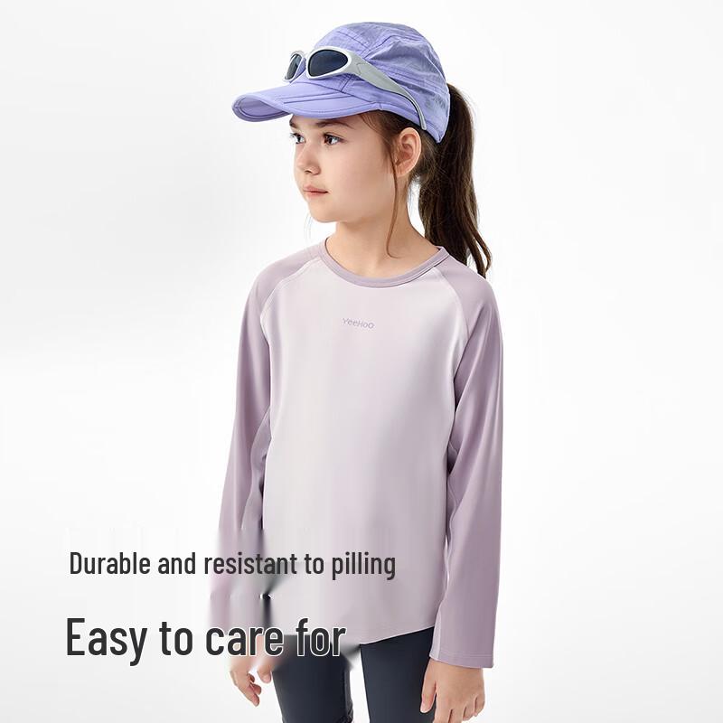 YEEHOO Kids' Unisex Long Sleeve Round Neck T-Shirt