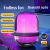 Wireless Bluetooth Speaker with Ambient Light and Subwoofer for Bedroom