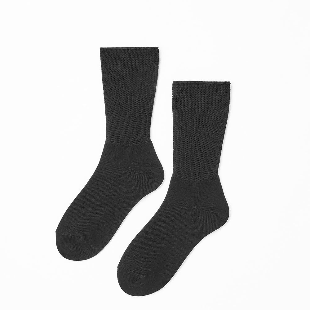 

Thermos Warm Comfort Crew Sizes Cold Winter Warm Deodorizing &ONDO Socks, Length, 22-24cm, Black, Comfortable, Protection, Warmth, Socks,
