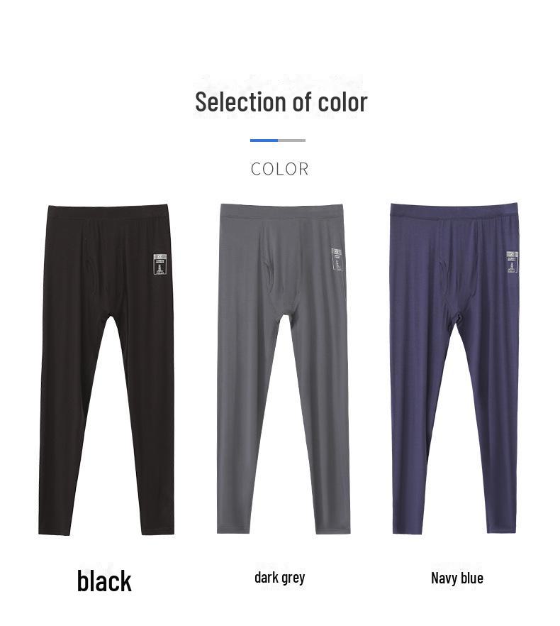 Men's 50-Count Modal High Waist Slim Autumn Trousers
