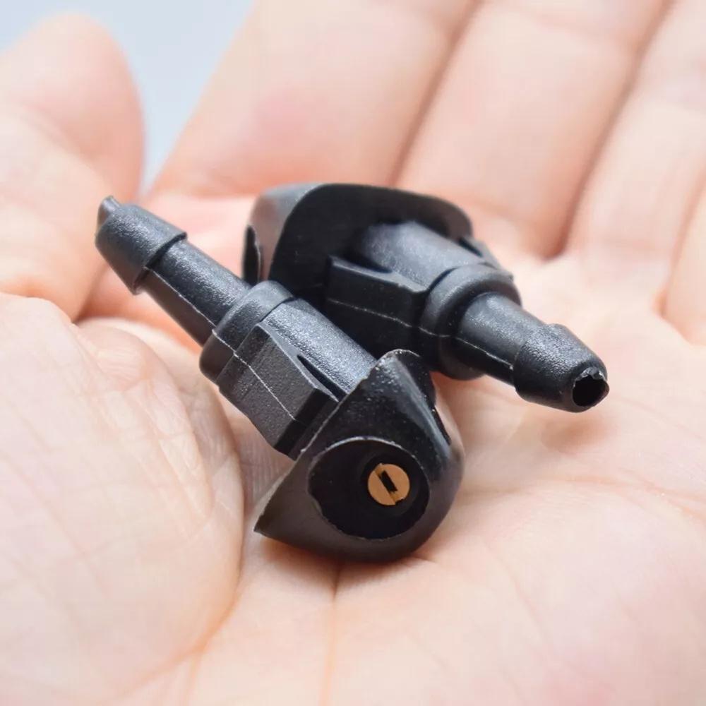 2 Pcs Front Windshield Washer Wiper Nozzle Jet For Honda Civic Accord Fit S2000
