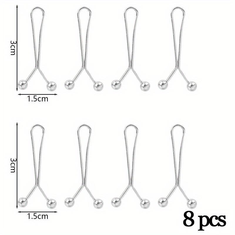 8/16 Pcs Adjustable Sleeve Clip for Pants Waist Tightening Sleeve Reduction Clip Suitable for Jeans Skirts Detachable Buckle Accessories