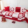 Festive Sofa Cover Full Cover Cloth Universal Chenille Red Universal Sofa Cover Sofa Cover Sofa Cushion