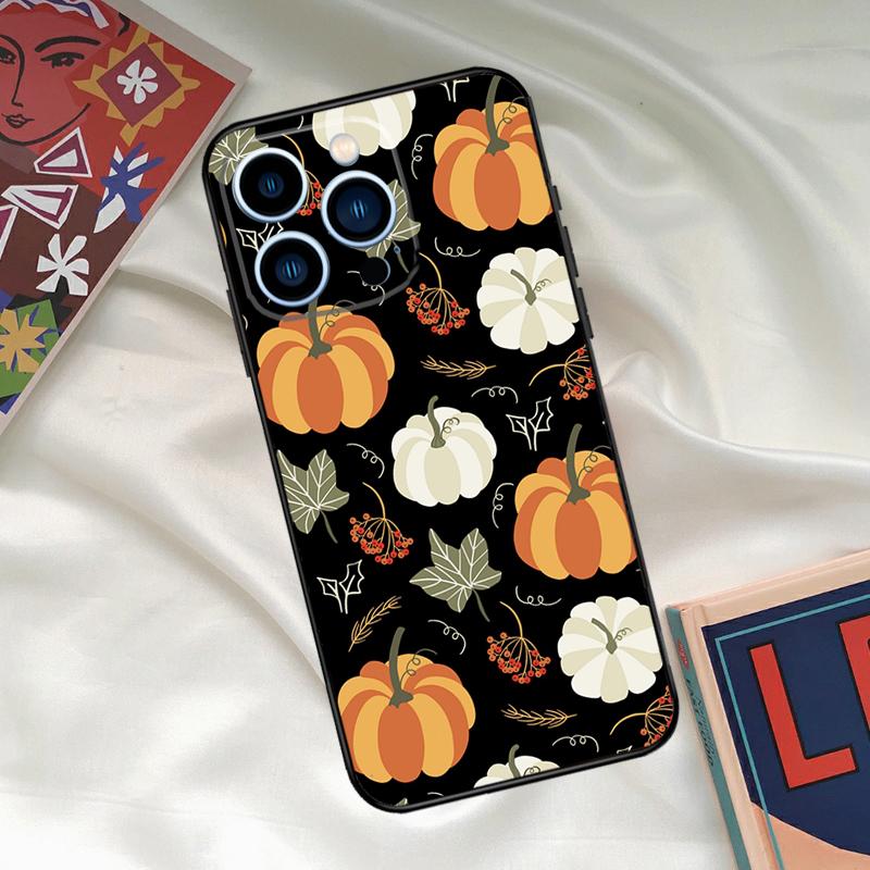 

Autumn Pumpkins Phone Case For iPhone 16 14 13 12 11 15 17 Pro Max 15 16 Plus 13 Mini 16e 17 Air Funda Cover iPhone 17 Air