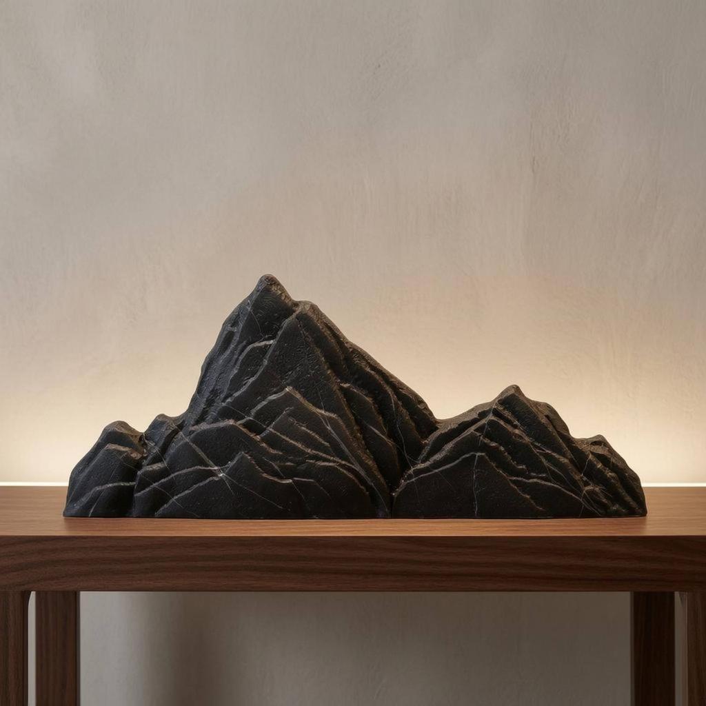 Mountain Crest Ornament Rugged Surface Artificial Rock Decor Rock Mountain Decoration Standalone Accent Decorative