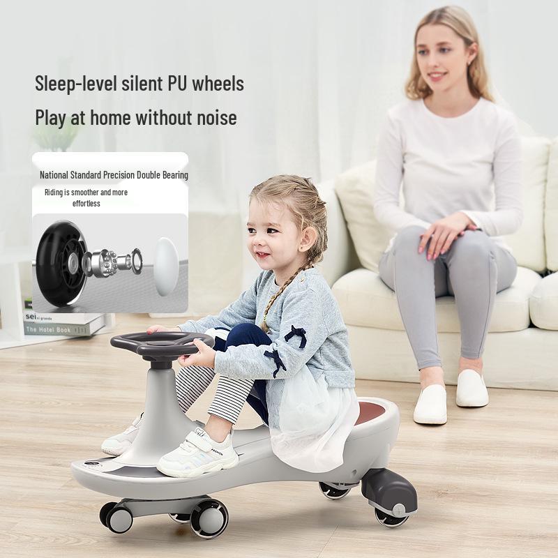 Maiduomi Anti-Rollover Twisting Sliding Car for Ages 1-6: Rocking Toy for Kids and Adults