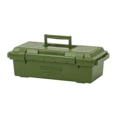 Outdoor Aufbewahrungsbox Werkzeugkasten Getriebe Werkzeugkasten Olivgrün Made in Japan UW-1535