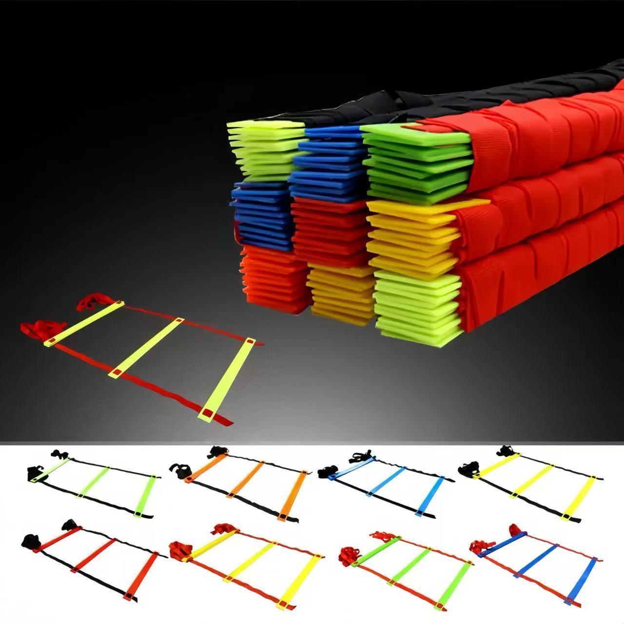 

6m Agility Speed Ladder for Football Footwork Training – 12 Steps 2 meters, 4 steps, with storage bag помаранчевий