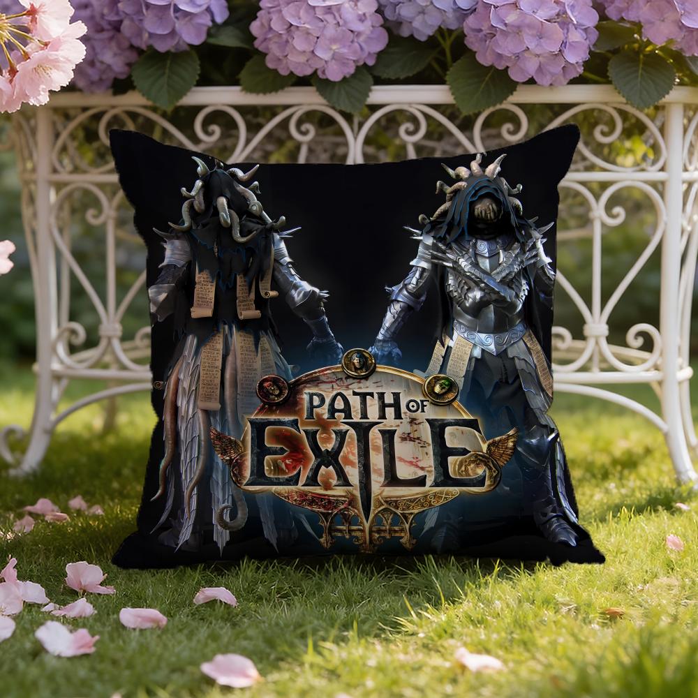 GamePath of Exile Cushion Cover Home & Car Dual-Scene Pillow Cover: Reversible for Premium Comfort