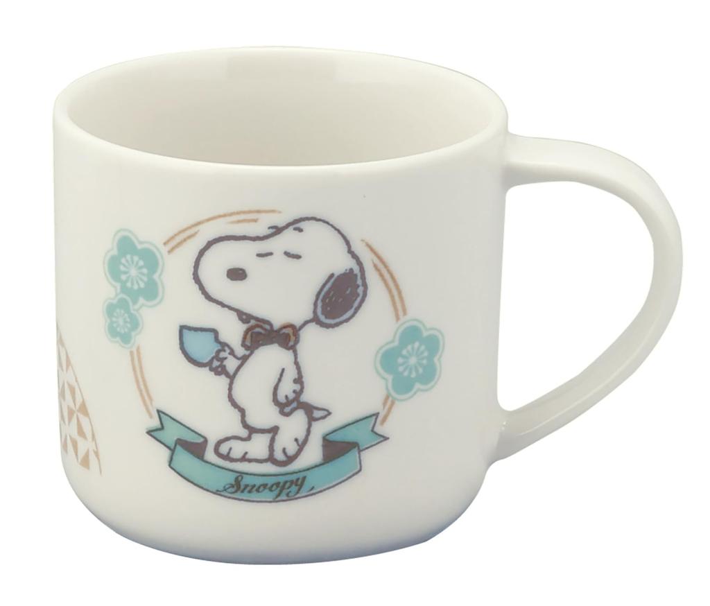 Yamaka Shoten Snoopy Nostalgia Mug (Set of 2 Colors)