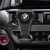 Business Black Car Logo Phone Holder Air Vent Mount Cell Phone Holder Valve Cap For BMW X1 X2 X3 X5 X4 X6 X7 iX3 F20 F10 F07 E7 JKQDU1