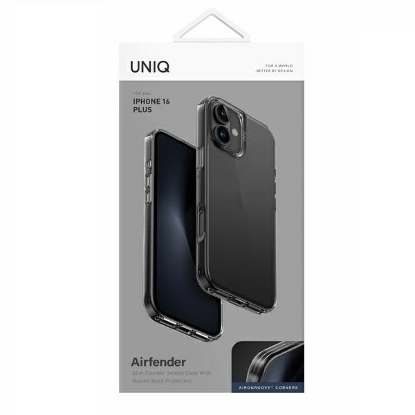 UNIQ Air Fender iPhone 16 Plus 6.7" Case Gray/Smoked