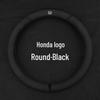 Suede & Genuine Leather Steering Wheel Cover for 9th & 10th Gen Accord - Ultra-Thin, All-Season