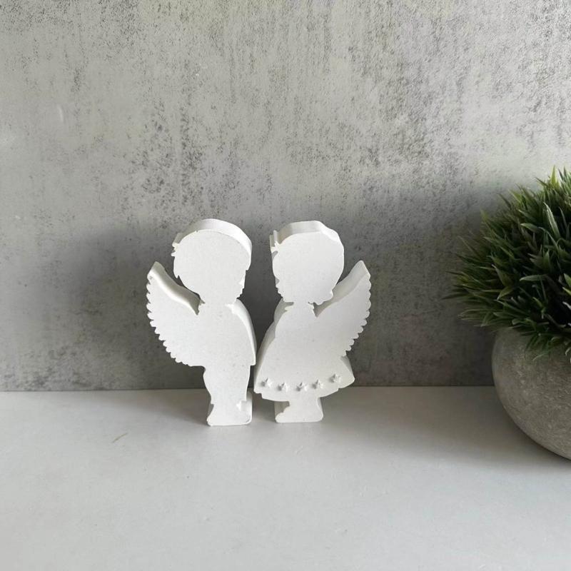 2Pcs Couple Dwarfs Candle Molds for Crafting Candle, Little Girl and Boy Resin Molds Epoxy Resin Casting Molds