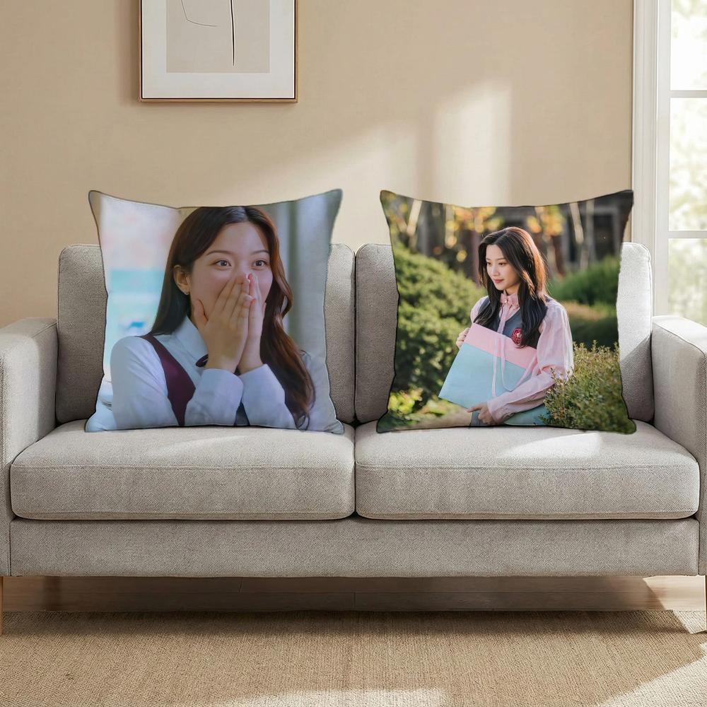 M-Model M-MUNS K-KA Y-YOUNGS Cushion Cover Multi-Scene Pillow Cover for Home & Car - Reversible, Soft & Durable for Daily Use