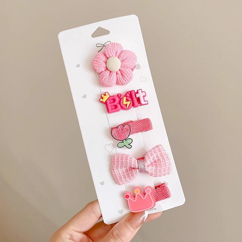 Adorable No-Damage Hair Clips for Baby Girls