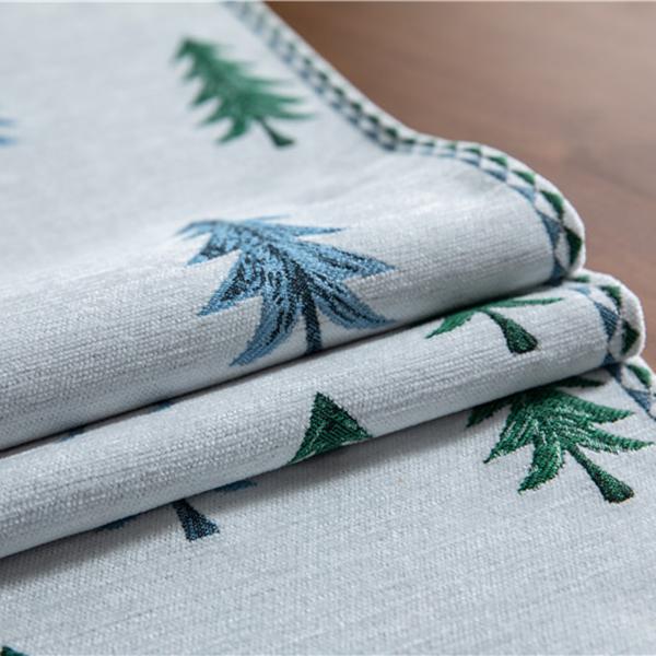 Moderný jednoduchý behúň Vianočný ženilkový behúň Obrus ​​pre domácnosť Polyesterový obrus Fresh Table Runner