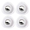 4Pcs/set Self Adhesive Furniture Casters 360 Swivel Rolling Pulley  Flower Pots Trash Can