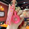 3D Flashing Baozi Key Ring LED Flashing Squeeze Toy Fidget Toy Steamed Bun Key Chain  Car Keys
