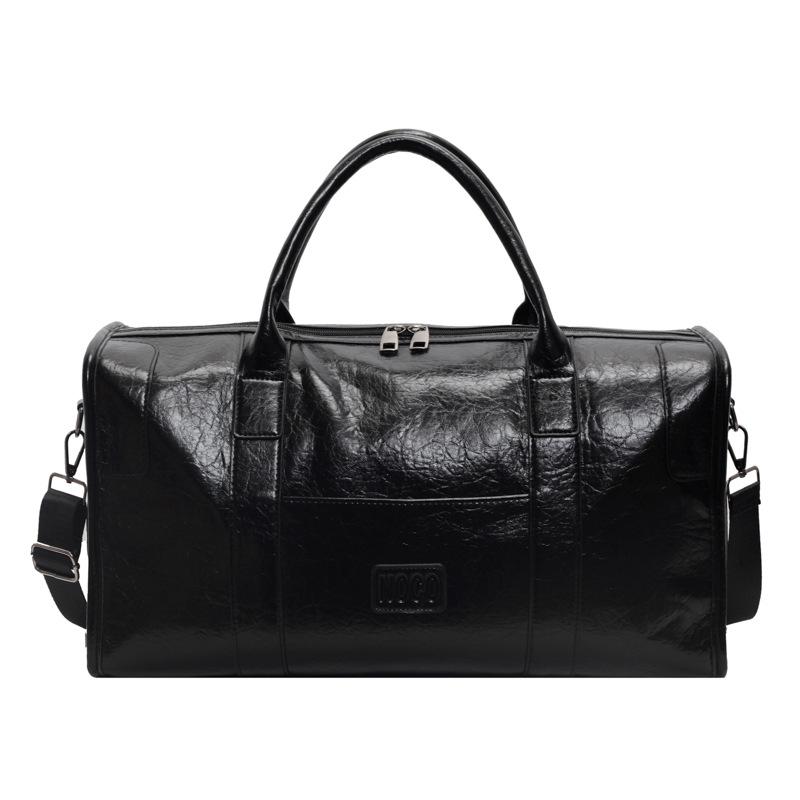 Fashion Trend Men's and Women's Outing Travel Bags Simple Solid Color Durable Casual Duffle Bags Large Capacity Sports Fitness Bags