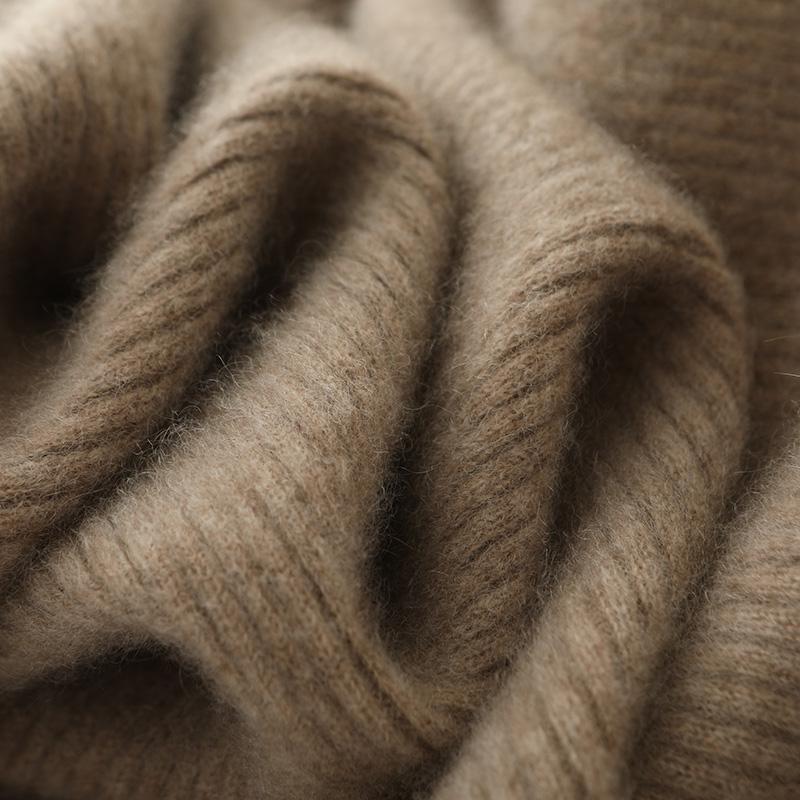 Women's Cashmere Dress Qinghe Cashmere 30% Cashmere 70% Wool Autumn and Winter Cashmere Skirt Soft and Warm