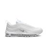 Air Max 97 'Triple White' (Unisex) Weiße / Wolf Grey-Schwarz Laufschuhe 921826 101