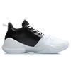 Li Ning Patchwork Mid top Basketball Shoes Men's Black White ABPN041-2