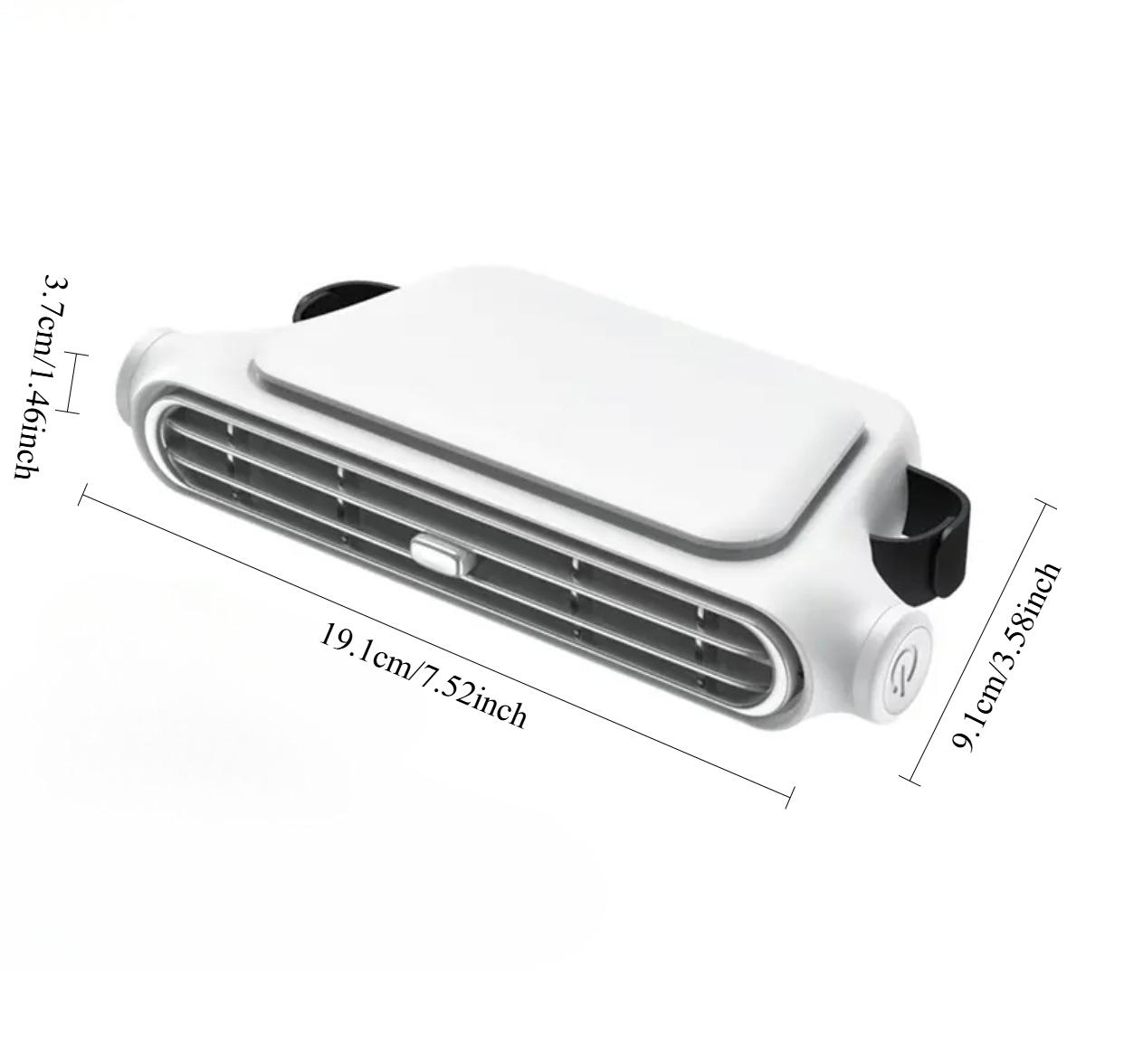 

Car Cooling Fan Comfortable High Quality Car Seat Fan Back Seat for Vehicle 3000mAh 3-speed Electric Fan