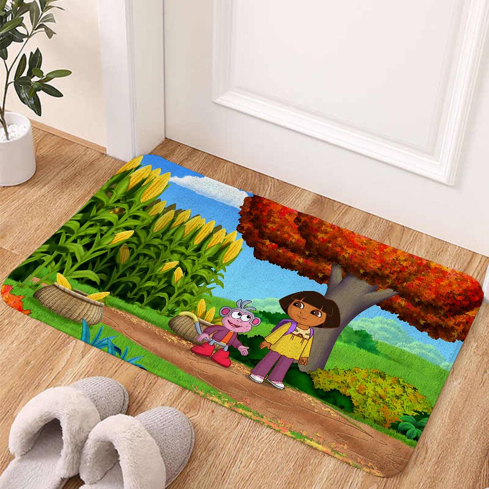 Dora The Explorer Floor Mat Living Room Rug For Bedroom Welcome Mat Outdoor Rug