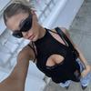 Women's Spring/Summer Woolen Backless Casual Vest Top