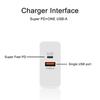240W Multi-Port Charger with PD Smartphone Fast Charging EU/UK Plug QC3.0 + PD Adapter