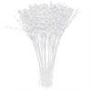 100pcs Crafts Supplies 3mm Bead Pearl Sticks ABS Material Artificial Pearls String Pearls DIY Accessories Wedding Party