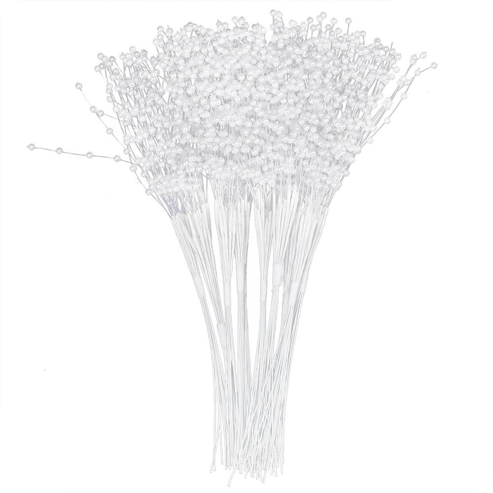 100pcs 3mm Bead String Pearls Artificial Pearls DIY Accessories Pearl Sticks  Wedding Party белый