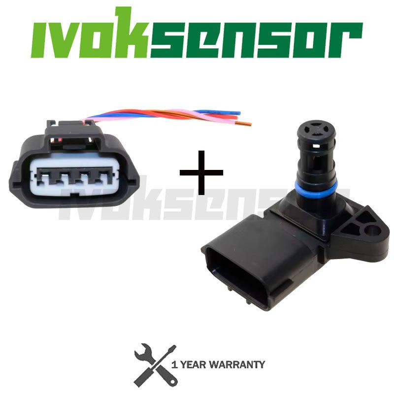 451 820 69 10 MAP Sensor Manifold Intake Air Absolute Boost Pressure Sender For Smart Fortwo Cabrio 451 1.0 2007-2016 1865A049