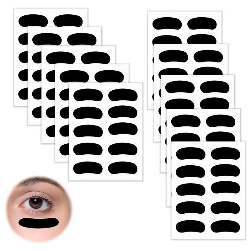 Baseball Eye Black Stickers 100Pcs Breathable Under Eye Football Strips Sports Eye Stickers For Girls Boys Adults Kids Sport