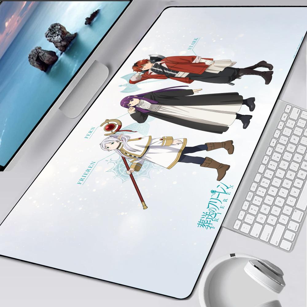 F-Frieren C-Characteres Mouse Pad Rubber Mat Laptop Xxl Mousepad Notebook Gamer Computer Table Gaming Accessories