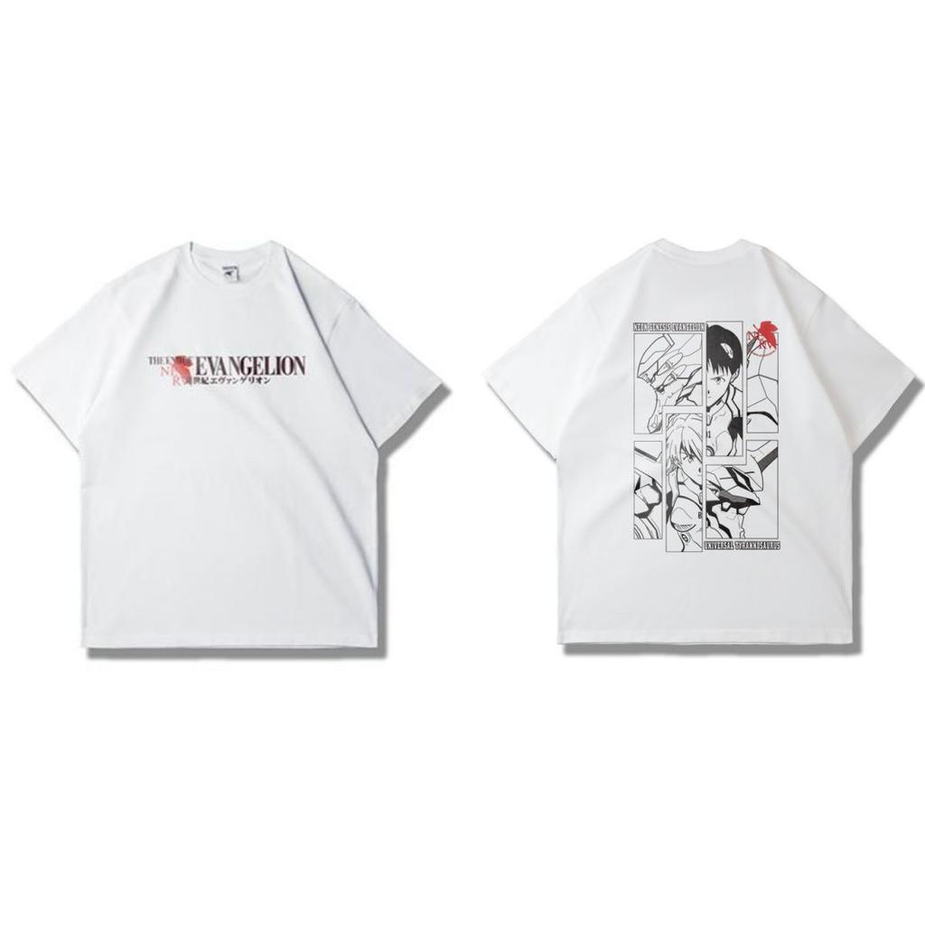 Neon Genesis Evangelion EVA Rei Ayanami Manga Panel Graphic TShirt Anime Streetwear Cotton Oversized Tee for Unisex Daily Wear