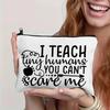 Women Linen Cosmetic Bag Makeup Pouch Handbag Lipstick Organizer Teacher's Day Best Gifts Pen Bag