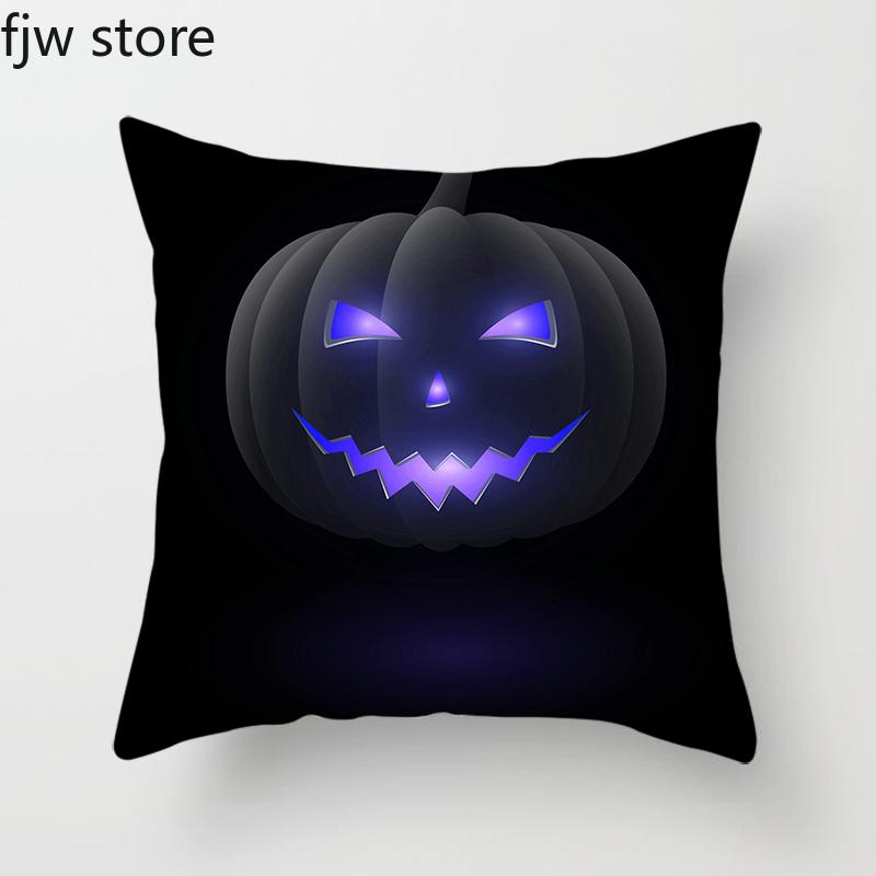 

Наволочка для украшения на Хэллоуин, тыква, лицо призрака, вечеринка, праздничный подарок, чехол для дивана, подушка для спальни, дома 40x40cm
