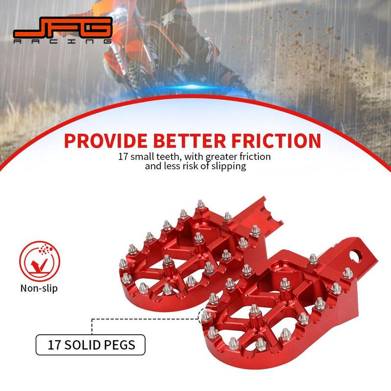 Suport pentru picioare universale CNC colorate pentru picior pentru HONDA CRF XR 50 70 110 M2R SDG DHZ SSR KAYO Pit Bike