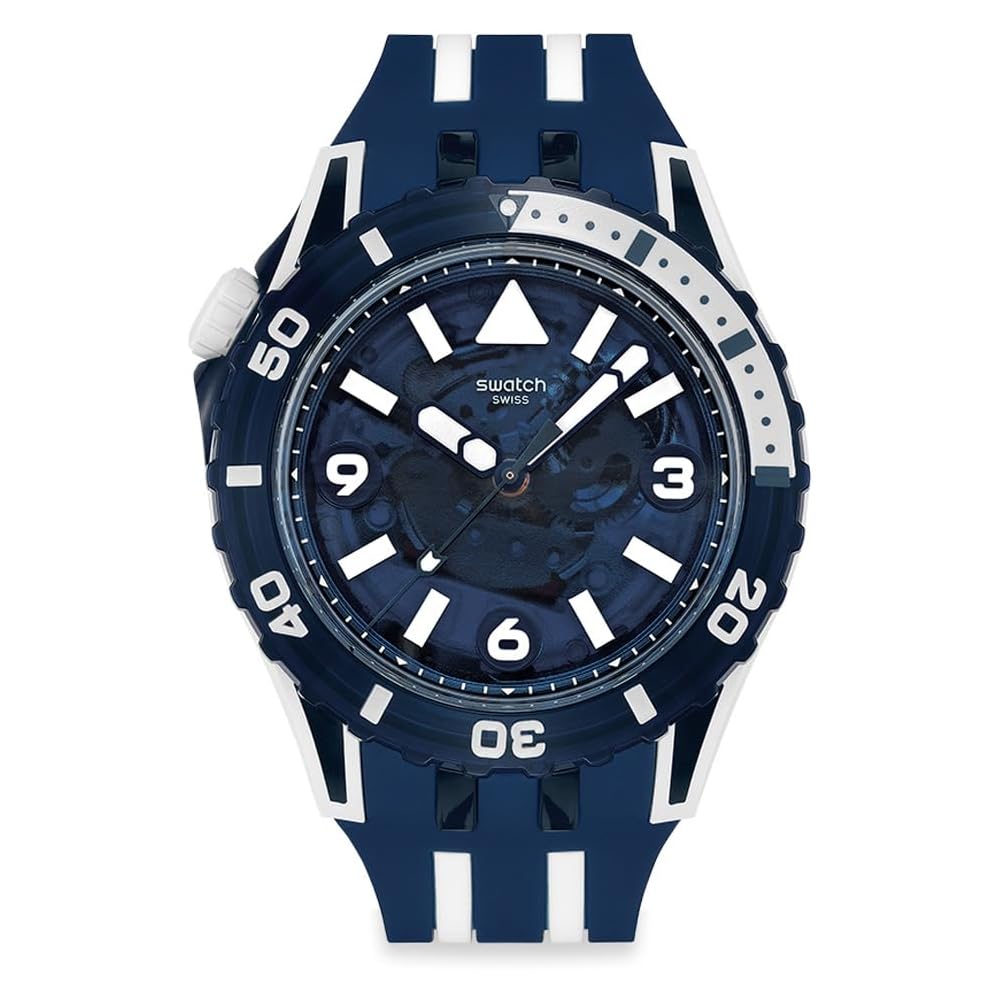 Swatch SCUBAQUA SEA WASP SSCU09N100 Unisex Adult Watch Blue