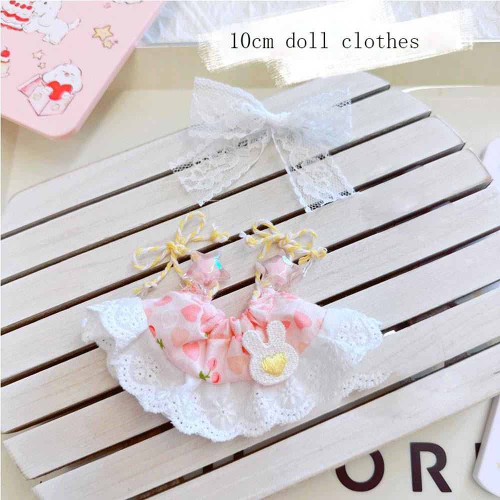 

17cm Cute Mini Plush Doll S Clothes Outfit Accessories Labubu Dolls Suit Clothing DIY Kid Gift One Size