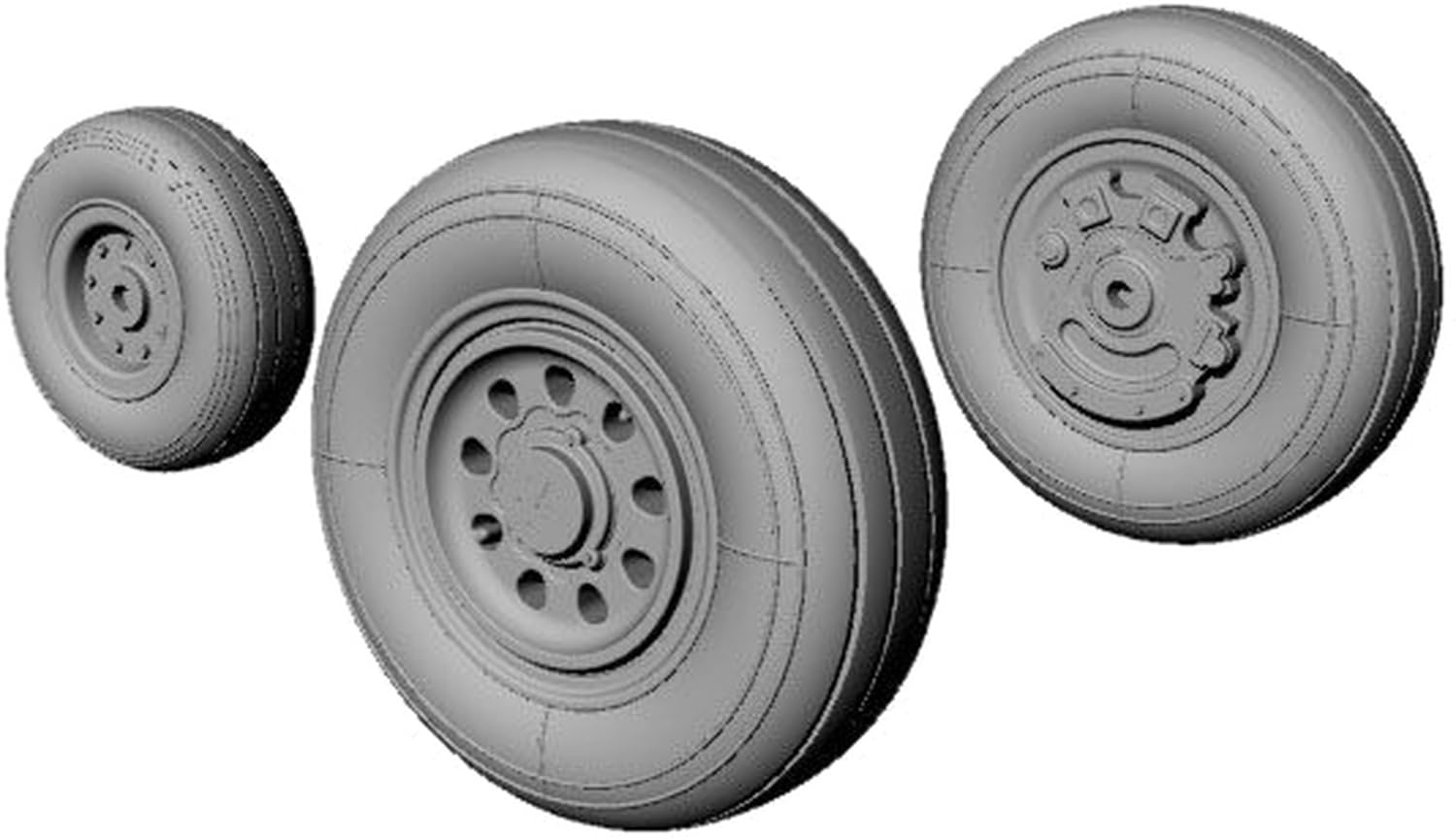 

Armory Трансформовані колеса Пластикові деталі моделі AMRAW48302 1/48 F-35A Власна вага (Літак)