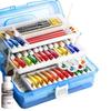 24-Color Durable Waterproof Acrylic Paint Set for Wall Art & Kids' Crafts