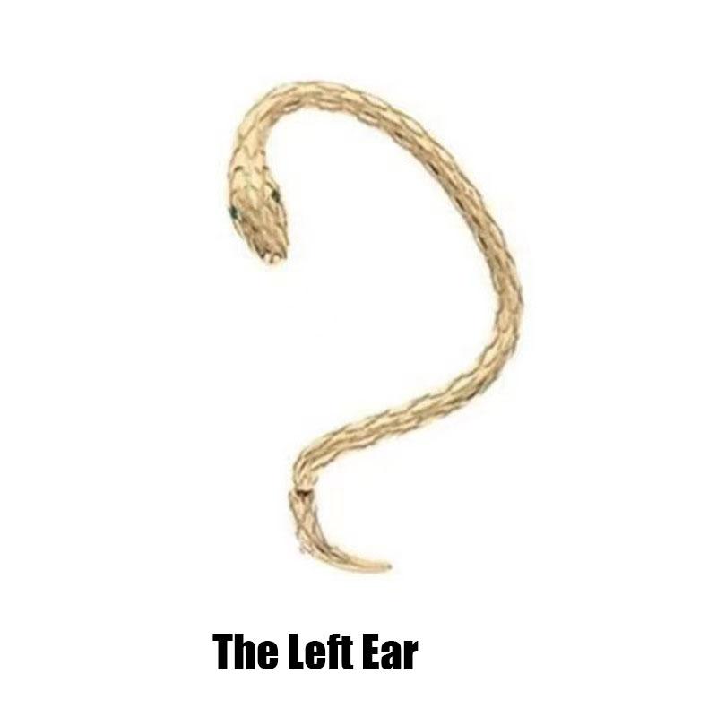 Small Snake Winding Earrings Female Vintage Creative Tide Male Couples Niche Design Sense