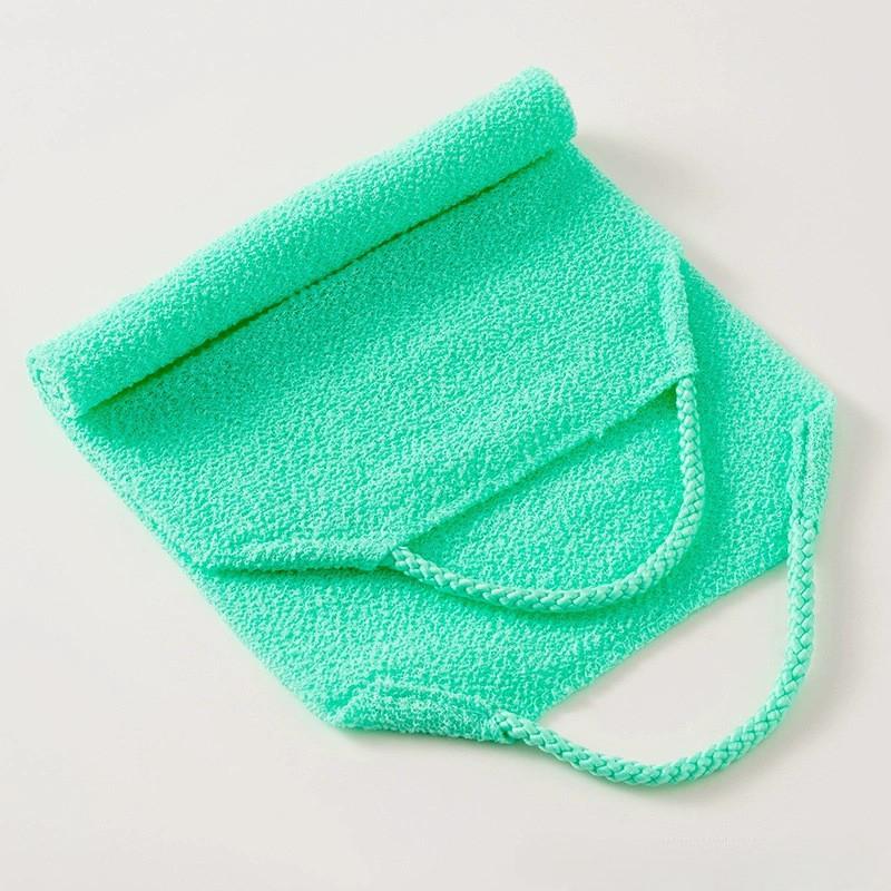 Koreanischer Peeling-Rückenschrubber, langes Stretch-Badetuch, Duschtuch für den Körper