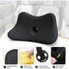 Benazcap 2 In 1 Lumbar Support Pillow for Car, Lower Back Support Pillow for Sciatica & Back Pain Relief, Memory Foam Seat Cushions for Car Seat,