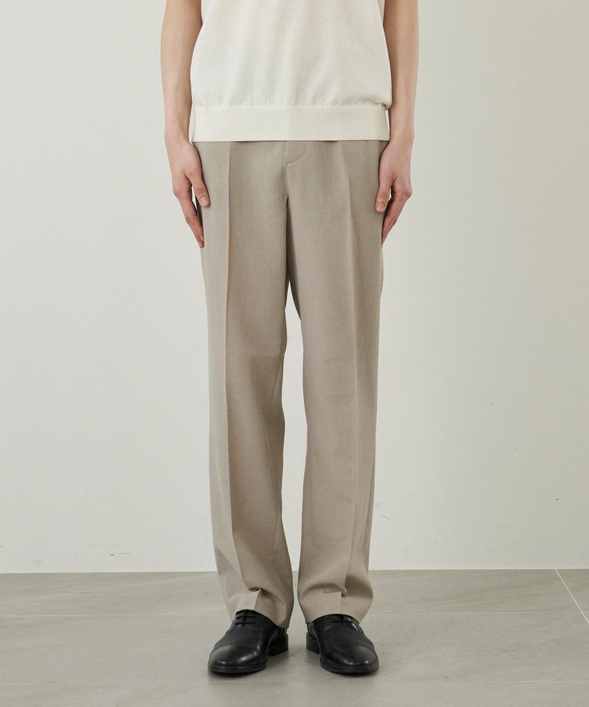 210EDIT Men'S Cool Silky Cinnabar Semi-Wide Slacks_Ze2Pt120_Sbe